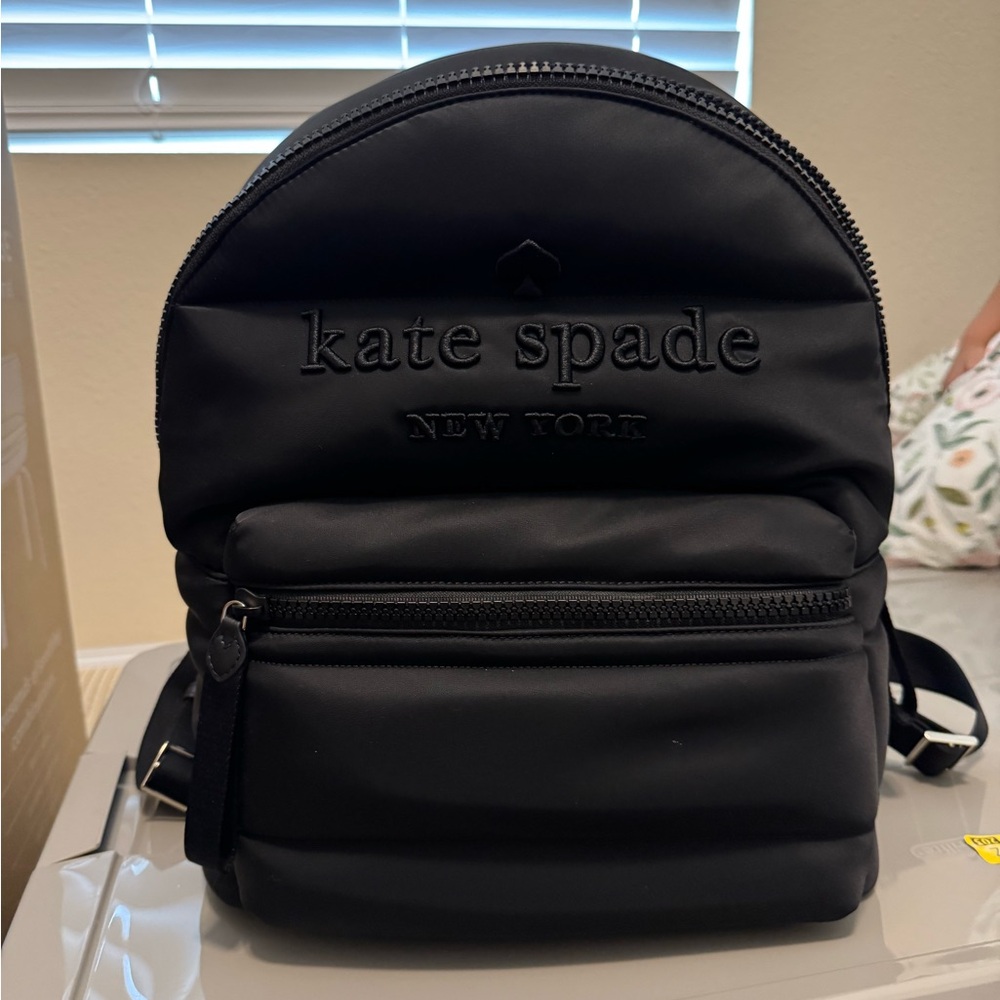 Kate Spade Ella Black Nylon Backpack